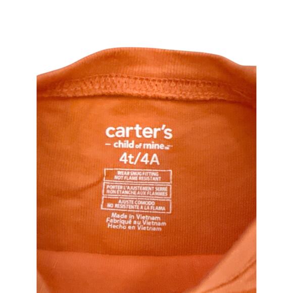 Carters Unisex Kids  Halloween 2-piece Pajamas Set 4T/4 - Picture 2 of 2